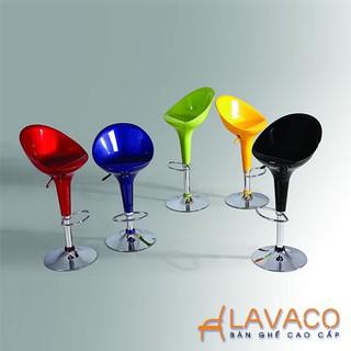 Ghế quầy bar nhựa chân cao –419