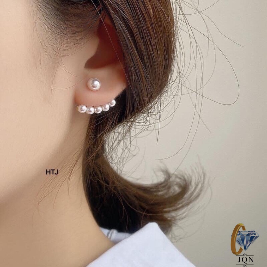 Bông tai bạc thật mẫu chùm hot trend / JQN- Cam kết bạc chuẩn, chất lượng, giá sỉ