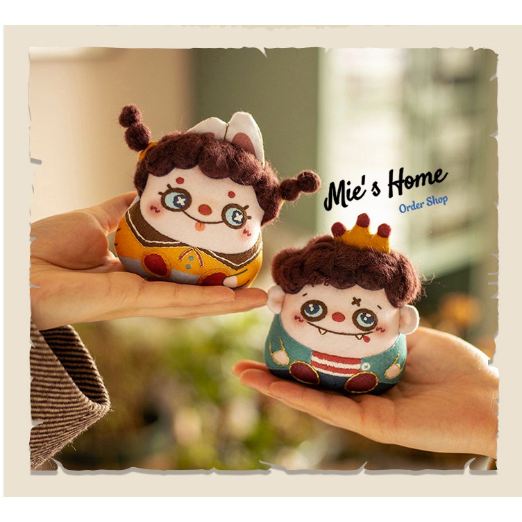 [FREE SHIP] Bộ Kit tự thêu DIY búp bê Ma thuật - thú nhồi bông tự làm, búp bê hộ mệnh - Handmade Mie Shop