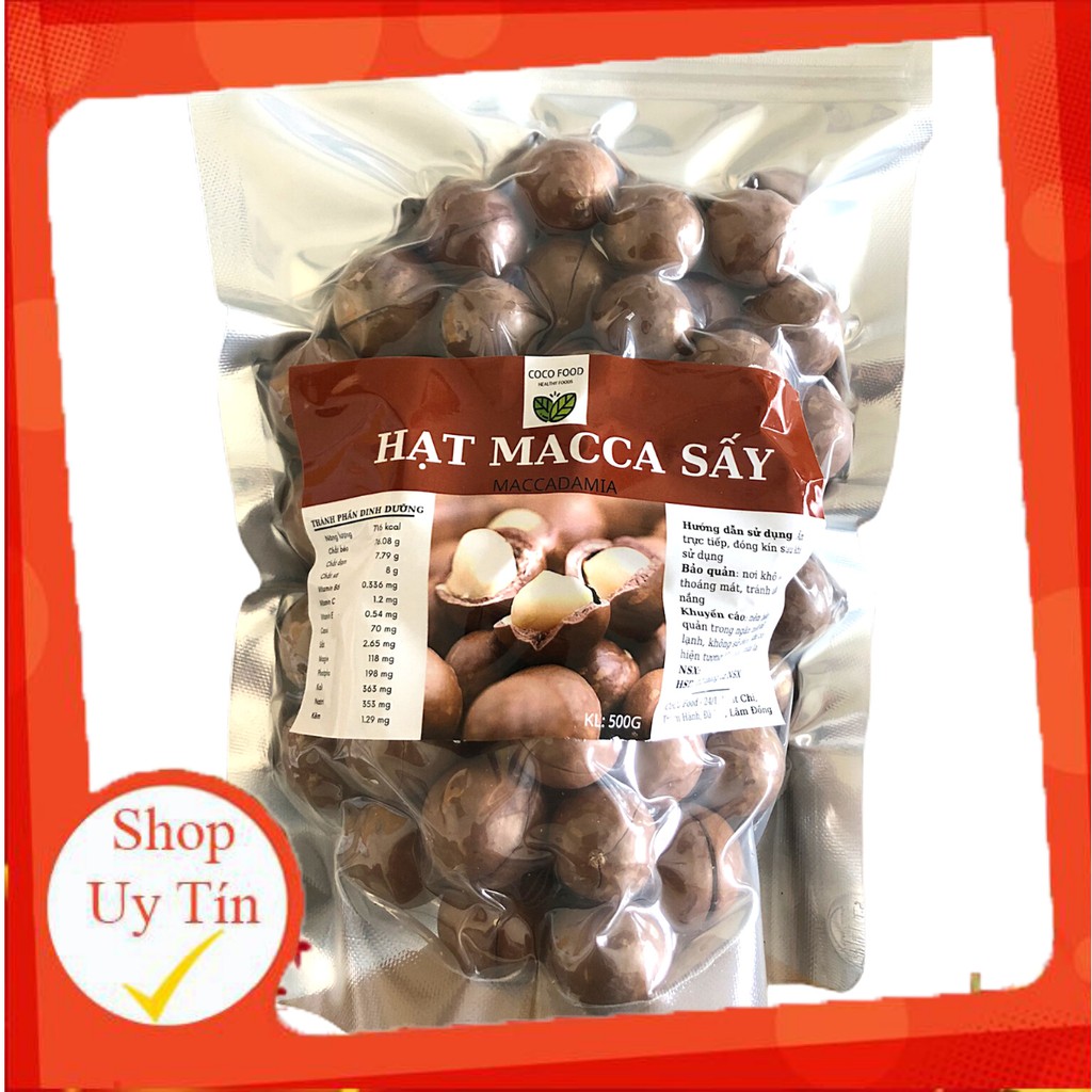 Hạt macca nứt vỏ tự nhiên, Khối lượng 1kg, TẶNG dụng cụ tách vỏ, Hạt macca Lâm Đồng