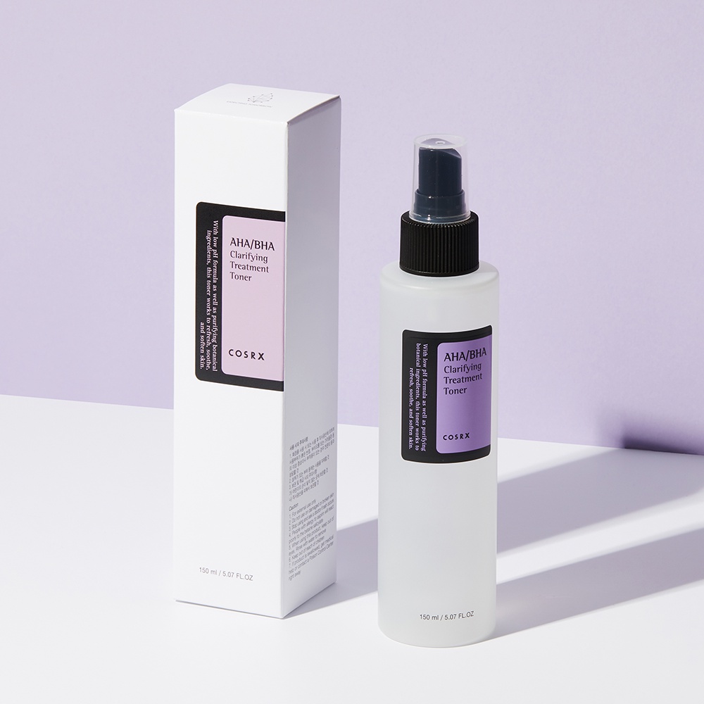 Nước Hoa Hồng Hỗ Trợ Giảm Mụn, TTBC Hóa Học Cosrx AHA/BHA Clarifying Treatment Toner 150ml