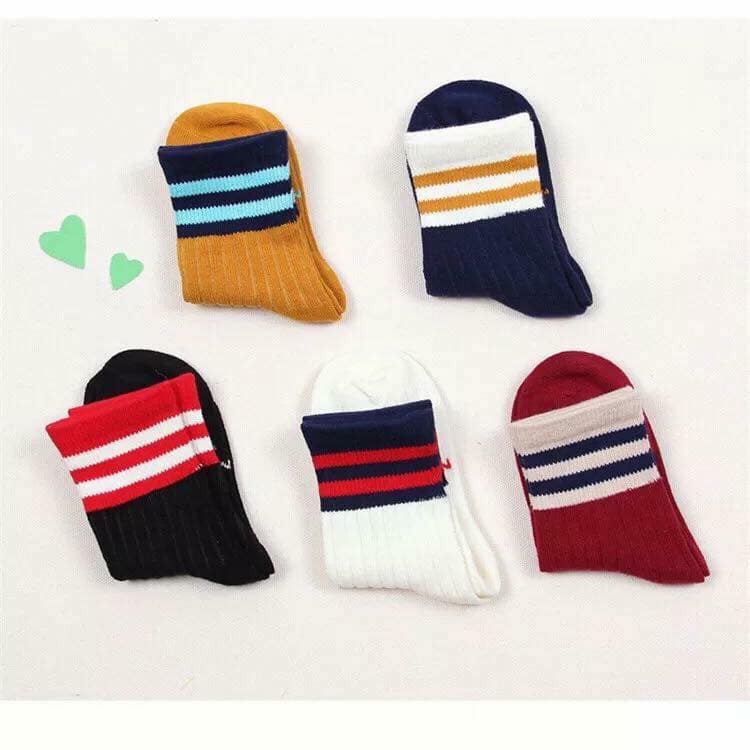 combo 10 đôi tất cổ dài  cho bé - Hàn quốc