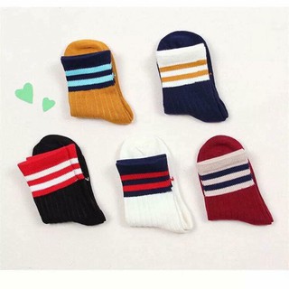 Combo 10 đôi tất cổ dài cho bé - Hàn quốc