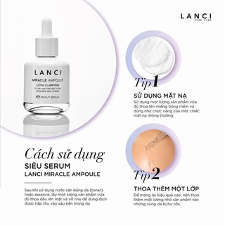 Siêu Phẩm Serum Lanci- MIRACLE AMPOULE