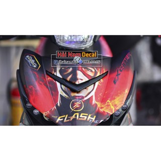 Tem Trùm Exciter 150 Đen Đỏ The Flash