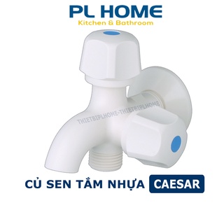 Vòi sen tắm gắn tường CAESAR W038P sử dụng cho đường nước lạnh, có thể kết hợp giữa vòi xả chậu và tay sen tắm