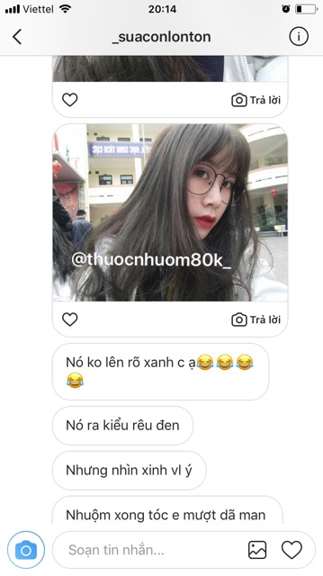 Thuốc nhuộm tóc màu XANH DƯƠNG ĐEN ( tặng kèm trợ nhuộm , găng tay) | BigBuy360 - bigbuy360.vn