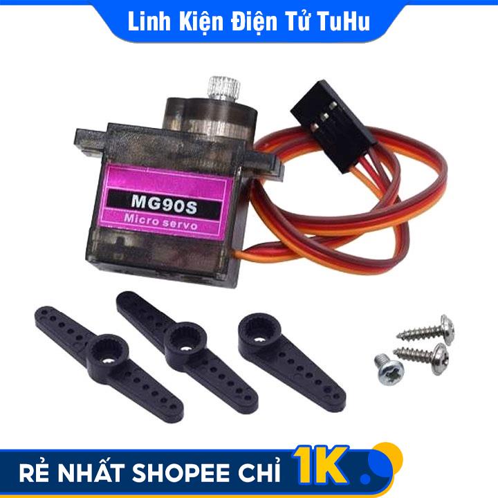 Servo Nhông Kim Loại MG90S Chính Hãng (Động Cơ Servo MG90S 3D)