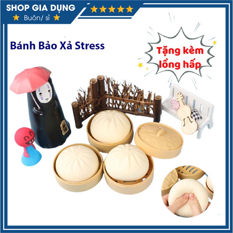 Bánh Bao Đồ Chơi Cầm Tay Bóp Xả Stress - Giảm Căng Thẳng Mệt Mỏi