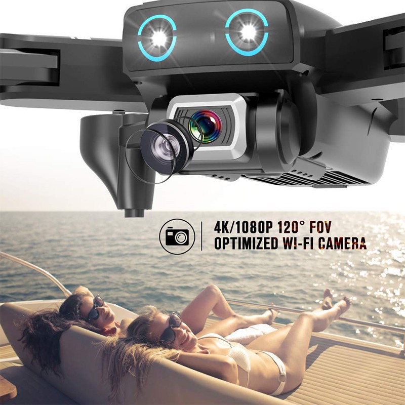 Flycam, Máy bay camera 4k flycam mini giá rẻ điều khiển từ xa quay phim, chụp ảnh, chống rung kết nối wifi - dòng S167