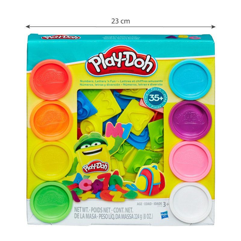 Bộ đồ chơi Hasbro đất nặn vui học cùng chữ và số Play Doh 21018