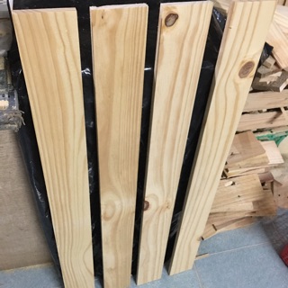 Bó 4 thanh gỗ thông tuyển đẹp dài 1m, rộng 9cm, dày 1.4cm dùng làm trang trí, DIY, ốp tường, làm kệ