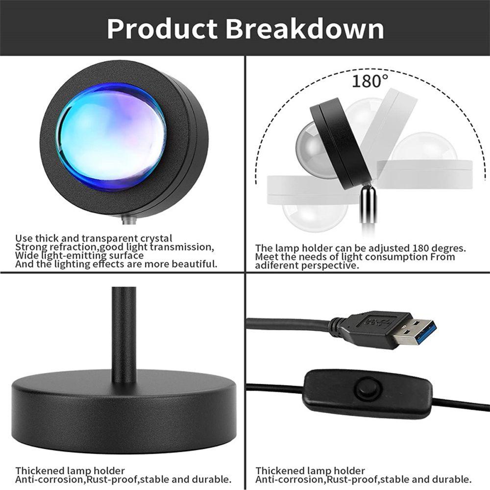 1 Đèn LED Chiếu Ánh Sáng Ban Đêm Trang Trí Phòng