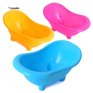 Bồn tắm Mini chất liệu nhựa nhiều màu sắc thời trang cho thú cưng nhỏ