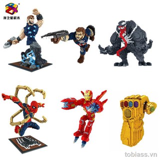 Bộ lắp ráp mô hình siêu anh hùng 3d bằng nhựa