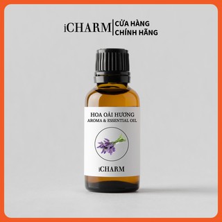 Tinh dầu hoa oải hương 100ml iCHARM [lavender essential oil] nguyên chất 100%, không pha loãng, không tạp chất thumbnail