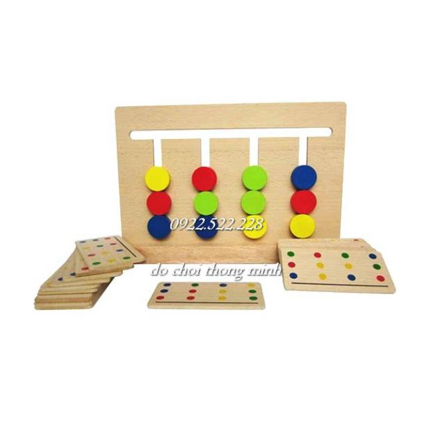 Four color game - Đồ Chơi Rèn Luyện Trí Tuệ Phát Triển Tư Duy Logic - Giáo Cụ Montessori