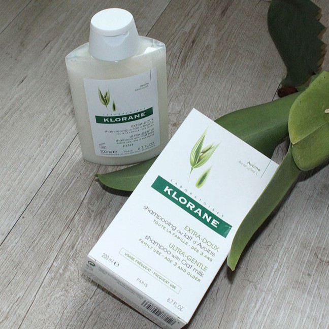 Klorane Extra Doux - Dầu Gội Với Sữa Yến Mạch Nhẹ Dịu Cho Cả Gia Đình 400ml
