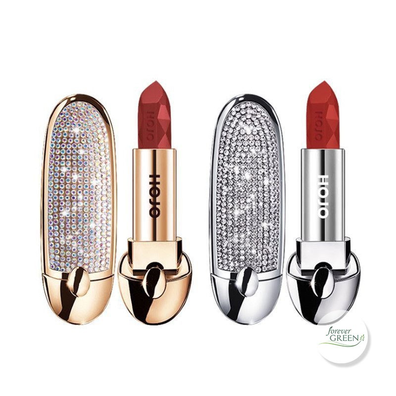 Son lì HOJO Princess đính hạt lấp lánh kèm gương sang chảnh  FG068