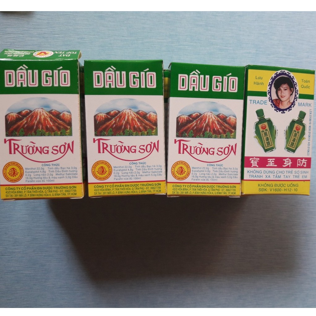 Combo 5 chai DẦU GIÓ TRƯỜNG SƠN ( 2.5 mL)