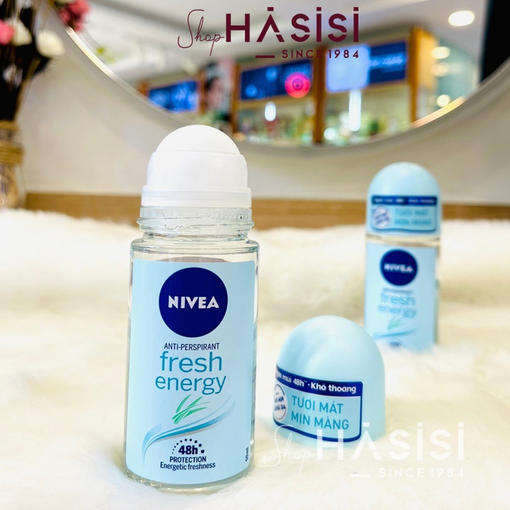 Lăn Khử Mùi Nha Đam NIVEA - Fresh Energy Anti-Perspirant 50ml