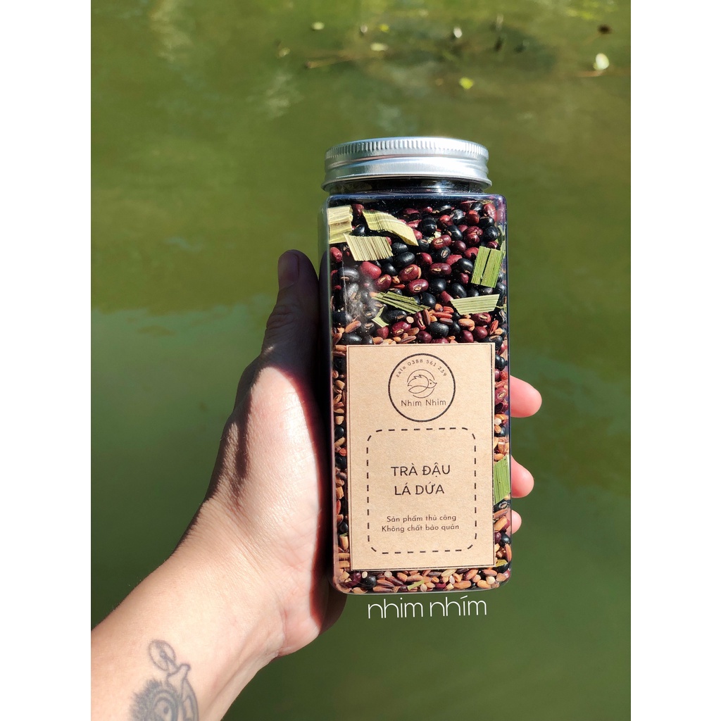 Trà Đậu Rang Lá Dứa Làm Thủ Công