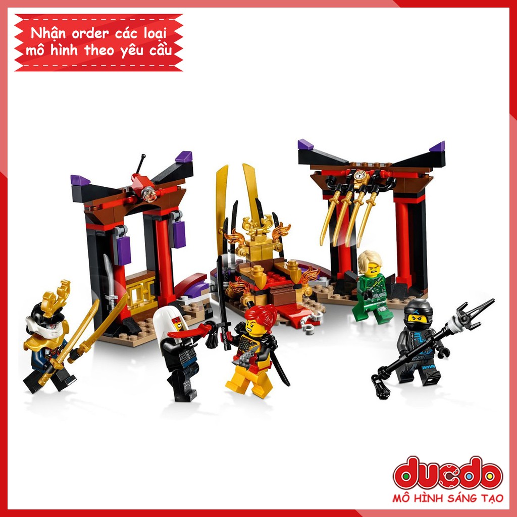 BELA 10935 Lắp ghép Ninjago ngai vàng Throne Room Showdown - Đồ chơi Xếp hình 70651 Ninja Mô hình LEPIN 06090