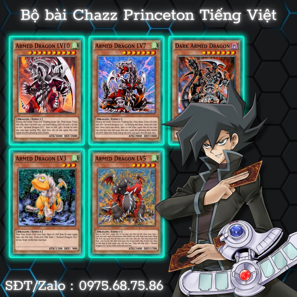 Bài Yugioh Tiếng Việt - Bộ bài Chazz Princeton