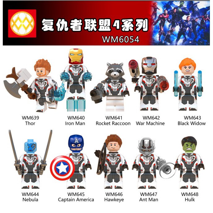 Minifigures Các Nhân Vật Super Heroes Siêu Anh Hùng Avenger