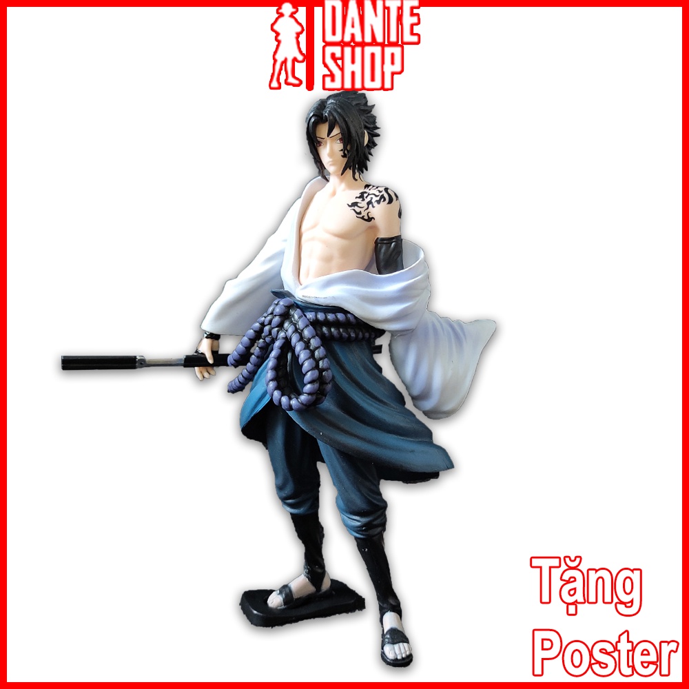 Mô Hình Naruto Nhân Vật Uchiha Sasuke 22cm PVC Fullbox