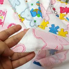 10 tã chéo cotton Hằng Trang, in hình cho bé sơ sinh