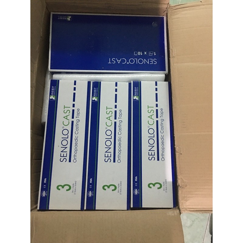 Hộp 10 cuộn băng bó bột thuỷ tinh 3 inch