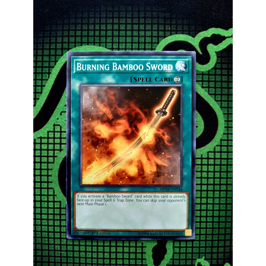 THẺ BÀI YUGIOH Spell Burning Bamboo Sword - Common