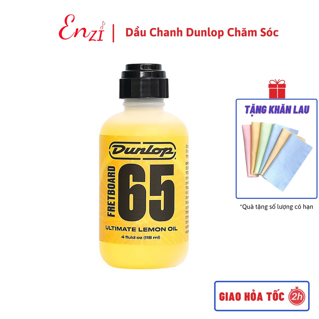 Dầu Chanh Ultimate Lemon Oil làm sạch phím đàn bảo vệ cần đàn guitar Dunlop Ultimate Lemon Oil  65 6554 enzi