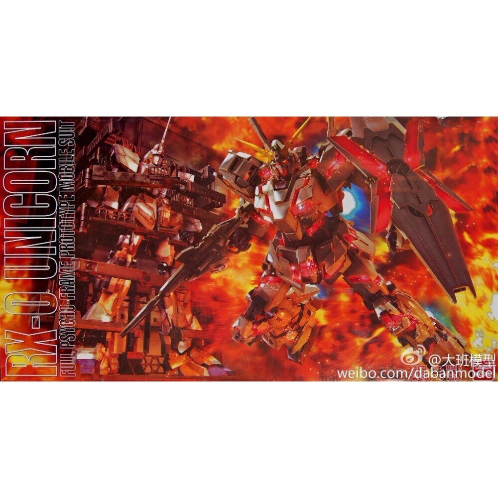 Mô Hình Lắp Ráp Gundam MG 6636 Unicorn HD Color + MS CAGE Daban