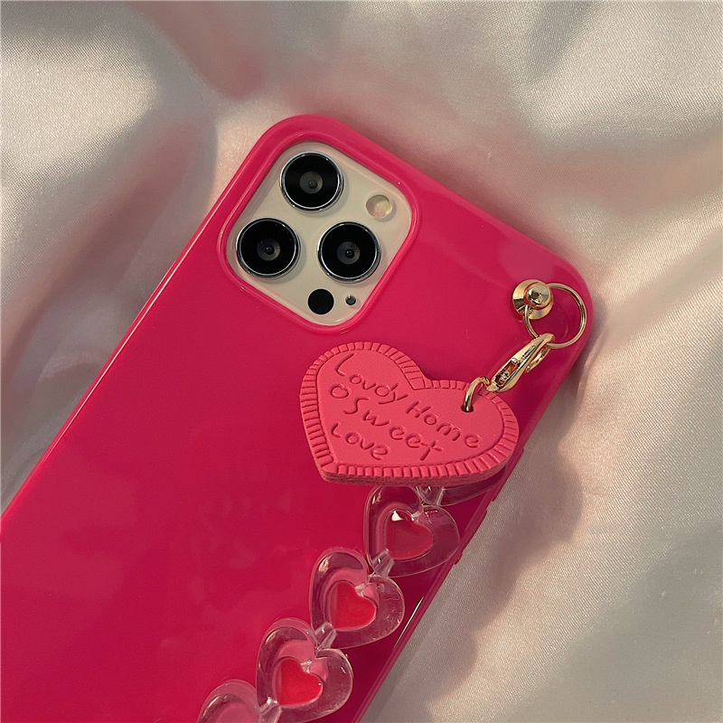 Vỏ Điện Thoại Di Động Ốp Lưng Iphone12 Iphone12promax Iphone 11pro X Xs Xsmax Iphone 7 8plusPhone Case Iphone12pro Max Apple 11 Rose Love Chain Xs Girl 8plus Silicone Softhộp Đựng Điện Thoại Di Động