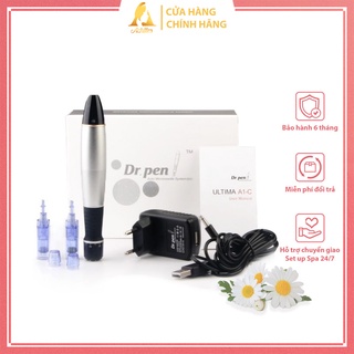 Máy phi kim Dr Pen A1 - Máy phi kim Dr Pen Bạc Spa (tặng kim nano)
