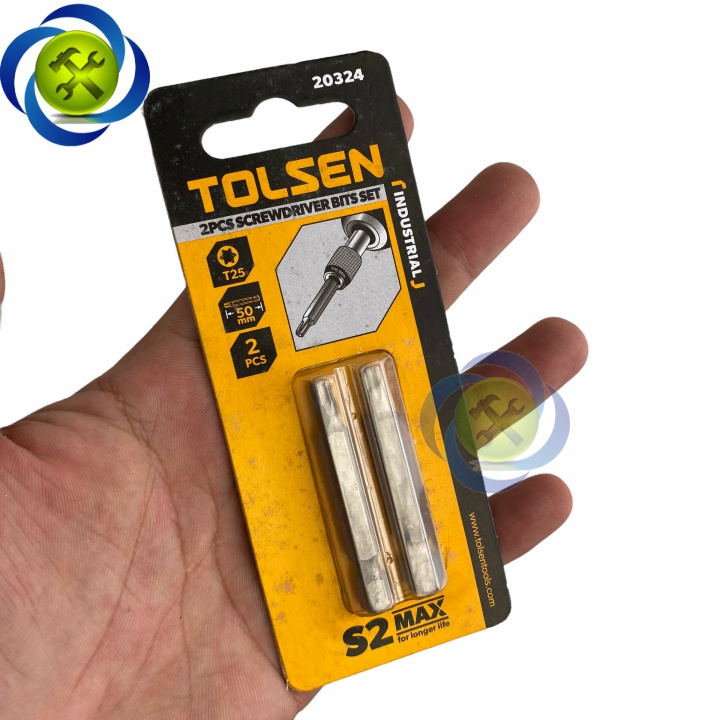 Mũi vít sao T25 Tolsen 20325 (vỉ 2 mũi ) x 50mm