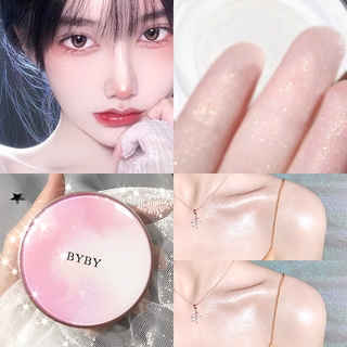 (Hàng Mới Về) Phấn Phủ Dạng Bột Ánh Ngọc Trai Lấp Lánh Kiềm Dầu Không Thấm Nước