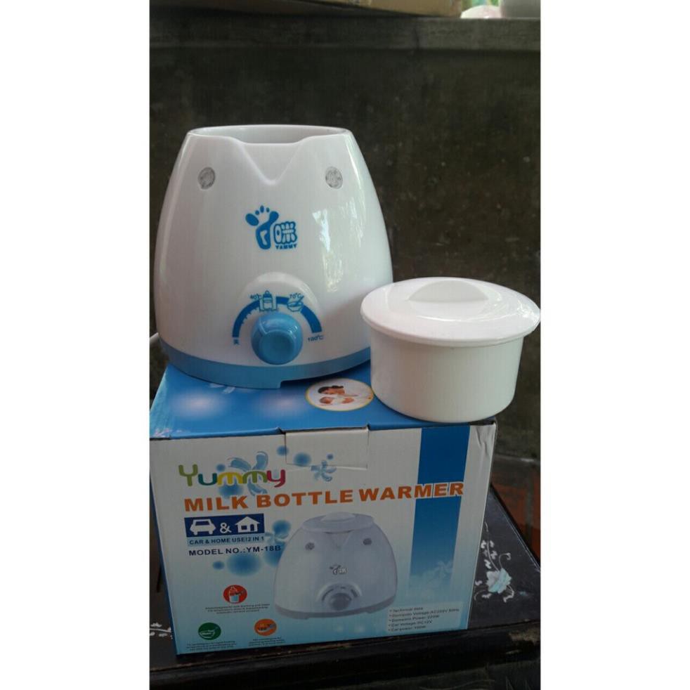 Máy ủ sữa hâm cháo YUMMY MY-18B có nút điều chỉnh nhiệt độ (Máy hâm sữa)