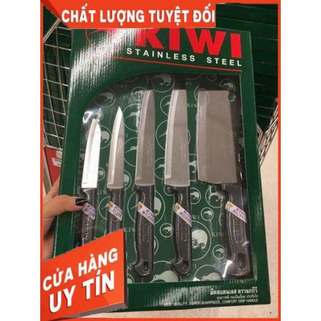 [Hàng xách tay Thái] Set 5 dao Kiwi thái