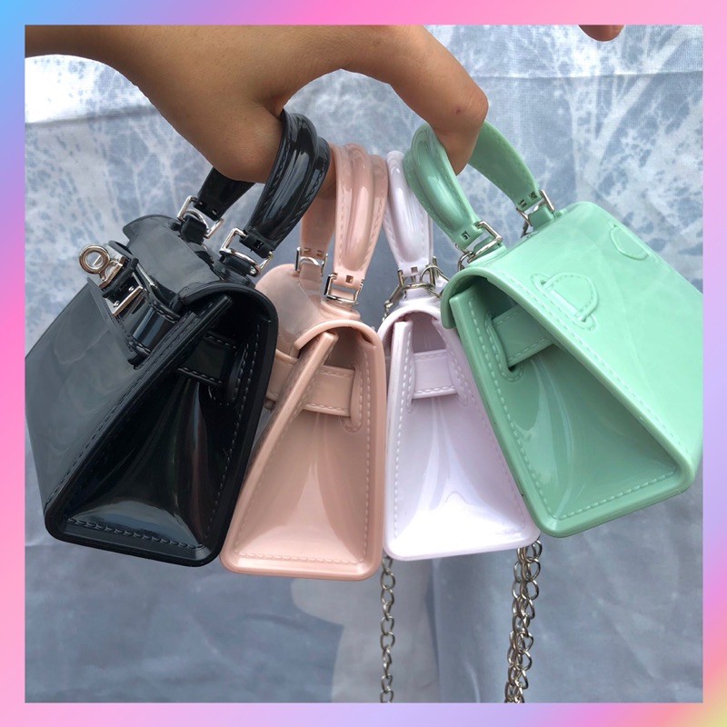 siêu cute túi xách nữ mini kelly đeo chéo đa dạng sắc màu túi xách mini nhỏ gọn xinh xắn phù hợp ❤️