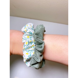 Set 2 dây cột, dây buộc tóc scrunchies mini