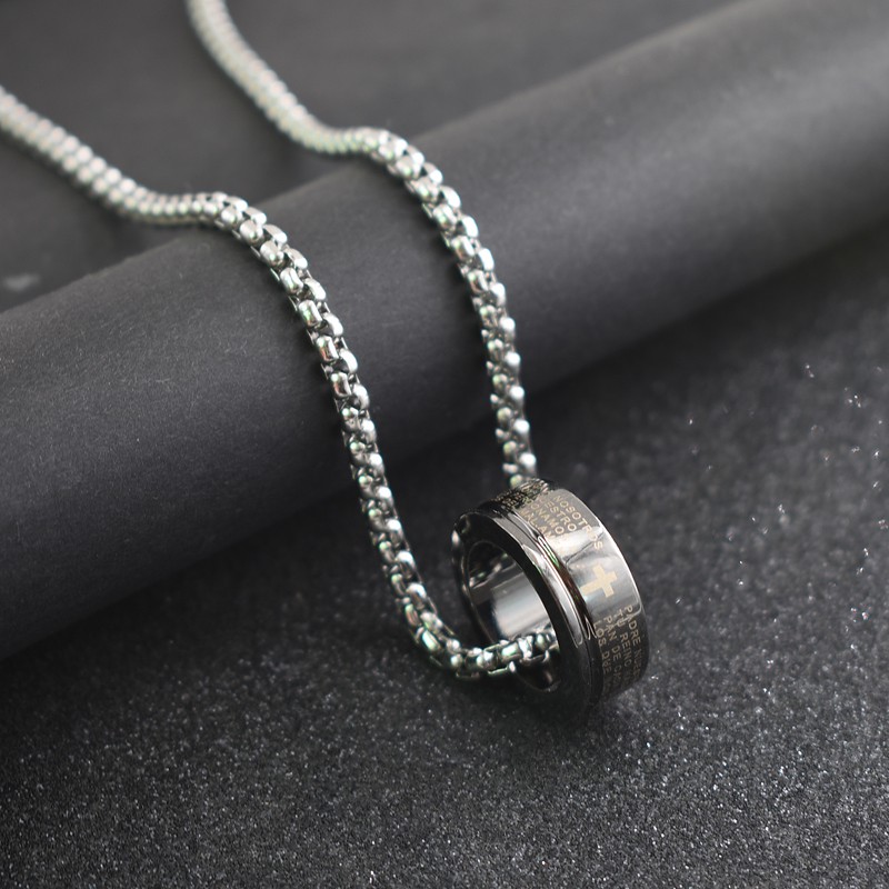 Dây Chuyền Nam Nữ Hợp Kim Titan Phong Cách Harajuku Độc Đáo