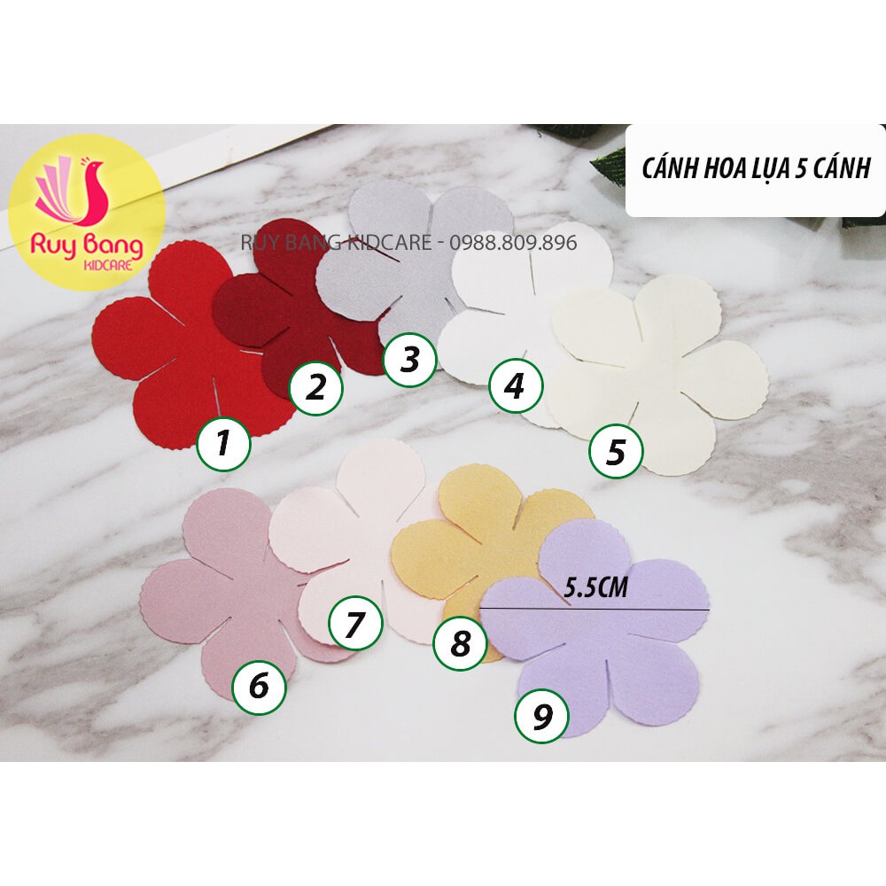 Cánh hoa lua 5 cánh 5,5cm ( gói 50c) - ship đơn hàng từ 100k