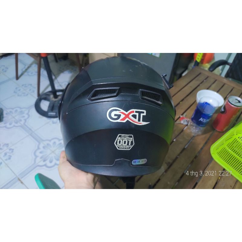 Mũ bảo hiểm fullface lật cầm GXT 2017 đã sử dụng