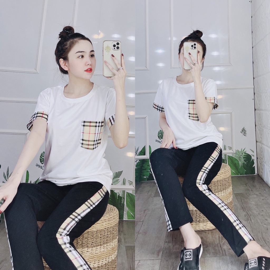 Đồ bộ nữ bộ mặc nhà bigsize set bộ dài JULYNA QD01 DÀI PHỐI TÚI BUBERY