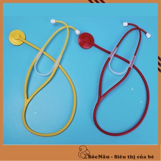 Đồ chơi bác sĩ: Ống nghe - Tai nghe nhựa mềm dẻo cho bé yêu tập làm bác sĩ