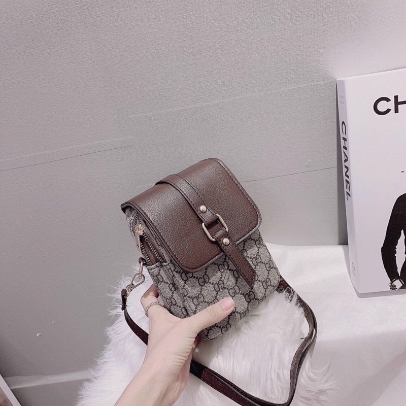Túi Xách Nữ Đeo Chéo Cao Cấp Cá Tính Đựng Điện Thoại Mini