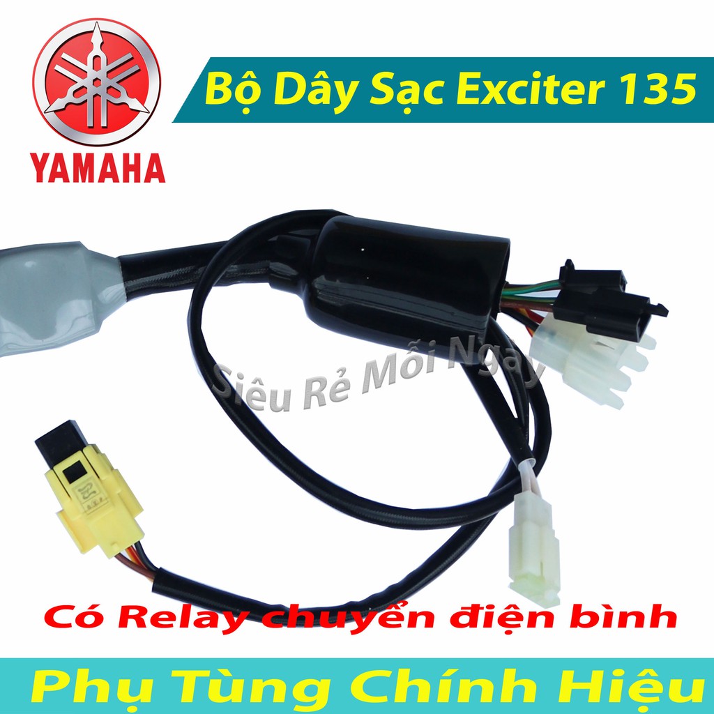 Bộ dây chuyển sạc Exciter 150 cho Exciter 135, Sirius, Jupiter, Taurus, Si Fi, Jupiter Fi, Nouvo, SH Ý có Relay
